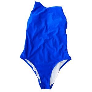 💙 Kona Sol Bright Blue One Piece Swimsuit Women’s Size M Minimalist